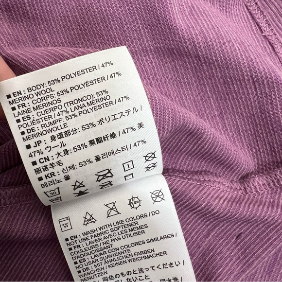 7Mesh Purple Desperado Merino Henley - Picture 13 of 13